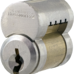 009053_L.png LFIC Large Format IC Core, 6-Pin Core 59A1 Keyway, 0-Bitted, 626/US26D Satin Chrome