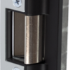 Electric Strike 12VDC Fail Secure (FSE), (Field Reversible to FS), Square Corner (SC), 1-1/4in x 4-7/8in Faceplate, 628/US28 Aluminum Clear Anodized