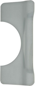 Latch Protector for Large Rose, 1/4in Offset, 7in x 3-1/4in, SL Silver Coated
