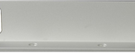 1/4in, Fixed Double Lock L Bracket, 21in x 1in x 1-1/2in, for 1200D Magnetic Lock, 628/US28 Satin Aluminum