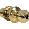 LSDA GRADE 2 STOREROOM KNOB BALL LESS LATCH LESS CYLINDER BRIGHT BRASS 009373 - 140B3LLLC