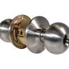 LSDA GRADE 2 STOREROOM KNOB PLYMOUTH LESS LATCH LESS CYLINDER STAINLESS STEEL 009386 - 140P32D LLLC
