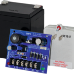 KIT - Power Supply/Charger Board and Plug-in Transformer (TP1640) and 4AH Battery (BT124), Converts 16-28VAC to Single Output, 6/12/24VDC @ 2.5A