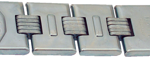 9-1/16in Hasp, Hardened Steel, Hidden Screws and Hinge Pins, 3 Hinges