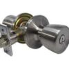 LSDA Grade 3 Entry Knob Tulip Stainless Steel Kwikset 00G32D K KA4