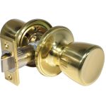 LSDA GRADE 3 PASSAGE KNOB TULIP BRIGHT BRASS 009699 - 01G3