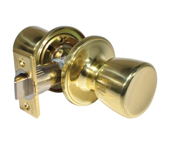 LSDA GRADE 3 PASSAGE KNOB TULIP BRIGHT BRASS 009699 - 01G3