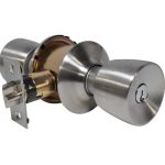 009737.jpg LSDA GRADE 3 ENTRY KNOB STANDARD STAINLESS STEEL KWIKSET 009737 - 10S32D K KA4