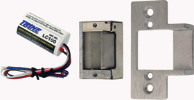 009744_L.png KIT - 3000 Electric Strike Kit, 12-24VAC/DC, Fail Secure, Contains: 30LC Body, 234-375-26D Faceplate with Extended Ramp (Fits Timely), and LC100 Line Conditioner, Satin Chrome