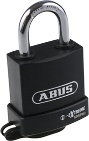 009751_L.png Key-in-Knob Weather Proof Brass Padlock 2in Wide - Includes Adaptors for OEM Cylinders, Shackle - 5/16in Diameter and 1-1/16in Vertical Clearance, Boxed