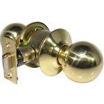 LSDA GRADE 3 PASSAGE KNOB BALL BRIGHT BRASS 009752 - 11B3