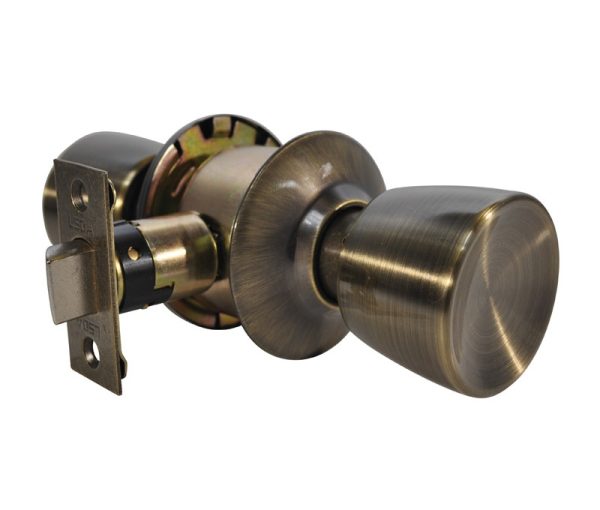 LSDA GRADE 3 PASSAGE KNOB STANDARD ANTIQUE BRASS 009757 - 11S5