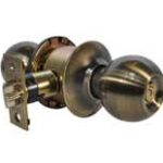 009785-1 LSDA Grade 3 Storeroom Knob Ball Antique Brass Kwikset 14B5K KA4