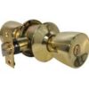 LSDA Grade 3 Storeroom Knob Bright Brass Kwikset 14S3K KA4