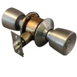 009787.jpg LSDA GRADE 3 STOREROOM KNOB STAINLESS STEEL KWIKSET 009787 - 14S32D K KA4