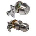 LSDA Grade 3 Single Combination Kwikset Ball Knob Stainless Steel 30B32D K KA20
