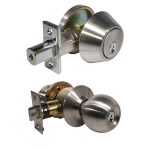 LSDA GRADE 3 SINGLE COMBINATION KWIKSET BALL KNOB STAINLESS STEEL 009833 - 30B32D K KA20