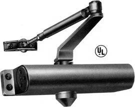009885_L.png ADA Surface Mount Door Closer, Back-Check, Parallel Arm, AL/SP28 Anodized Satin Aluminum