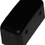 Hinge Side End Cap for 8475, 8675, Black Plastic