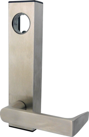 010169_L.png Entry Trim for Deadlatches and Exit Device, Clutched Traditional Lever, Requires 1in Mortise Cylinder with AR Cam, 630/US32D Satin Stainless Steel