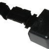 End Cap Black Plastic with Dogging for 8700, 8800 Series