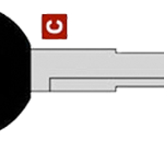 Mazda R/W Transponder Key