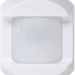 Passive Infrared Motion Detector, 345 MHz, 30ft x 50ft Sensor Range, Battery Powered, Pet Immune, ABS Plastic Housing, White