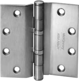 010361_L.png 5-Knuckle Hinge, Raised Barrel Hinge, Standard Weight, Full Mortise, Oil Impregnated Bearing (TA), 4.5in x 4.5in, Steel Base, 652/626/US26D Satin Chrome
