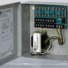 CCTV Power Supply, Output 24/28VAC 4 Amp, 8 Fused Outputs, Input: 115VAC, BC100 Enclosure