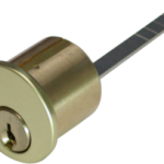 Rim Cylinder MXA2 Proprietary, No Keys, 605/US3 Bright Brass