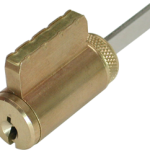 Knob (Key-in-Knob) Cylinder 7-Pin MXA2 Proprietary Keyway, for Arrow Knobs/Levers, No Keys, 606/US4 Satin Brass