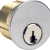 Mortise Cylinder 1-1/8in MXA2 Proprietary, No Keys, 626/US26D Satin Chrome