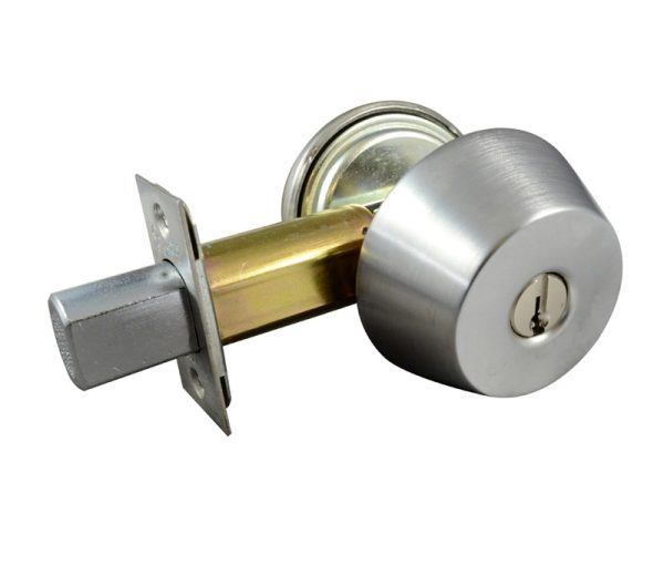 012002.jpg SARGENT GRADE 1 DOUBLE CYLINDER DEADBOLT SATIN CHROME LA KEYWAY - 484 26D LA KD