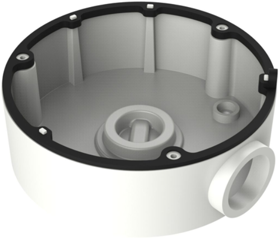 Conduit Intake Box for Dome Camera, Aluminum Alloy, Waterproof Design, Surface Spray Hikvision White