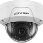 Fixed Dome Network Camera, 2 MP, 1920 x 1080 Resolution, 4mm Fixed Lens, F2.0, Digital WDR, Built-in Microphone, 12VDC, PoE, H.265+, IP67, IK10, UL, FCC, Hikvision White
