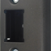 Short Flat Strike for 4300, 4500, 4900, 8300 and 8400, 2-5/8in H, 695/121 Anodized Dark Bronze