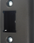 Short Flat Strike for 4300, 4500, 4900, 8300 and 8400, 2-5/8in H, 695/121 Anodized Dark Bronze