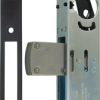 1-1/8in Backset Deadbolt, 1in x 6-7/8in Radius Faceplate, Fits Glass Aluminum Doors, 695/SP313 Anodized Dark Bronze