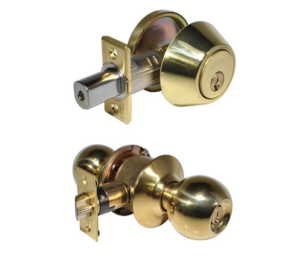 026840.jpg LSDA GRADE 3 SINGLE COMBINATION KWIKSET BALL KNOB BRIGHT BRASS 026840 - 30B3K KD MK76676