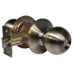 LSDA GRADE 2 ENTRY KNOB BALL SCHLAGE C ANTIQUE BRASS 027948 - 100B5A SC2-3/4