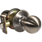 LSDA GRADE 2 PASSAGE KNOB BALL 2-3/8" ANTIQUE BRASS 027957 - 110B5A2-3/8