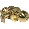 LSDA GRADE 2 PRIVACY KNOB BALL BRIGHT BRASS 027966 - 120B3 2 3/8