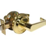LSDA GRADE 2 PASSAGE LEVER BRIGHT BRASS 029351 - L110 3 2-3/4