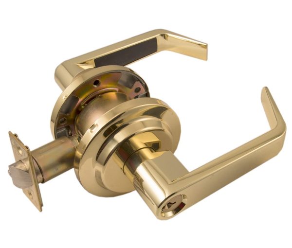 029355.jpg LSDA GRADE 2 STOREROOM LEVER SCHLAGE C BRIGHT BRASS 029355 - L140 3SC4 2-3/4UL