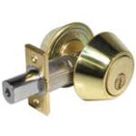 LSDA Grade 3 Double Cylinder Deadbolt Kwikset Adjustable 4-WAY 5-PIN Bright Brass 25 3K KA4