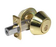 LSDA Grade 3 Double Cylinder Deadbolt Kwikset Adjustable 4-WAY 5-PIN Bright Brass 25 3K KA4