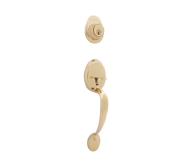 035995.jpg LSDA ENTRY HANDLESET KWIKSET EARLY AMERICAN BRIGHT BRASS 035995 - 40EA3K