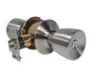 LSDA Grade 3 Entry Knob Standard Stainless Steel Weiser 10S32D W KA4