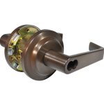 LSDA GRADE 2 ENTRY LEVER LESS LATCH DARK BRONZE SFIC 041266 - L100IC10BE LL