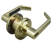 LSDA Grade 2 Storeroom Lever Less Latch Bright Brass Sfic L140IC3LL